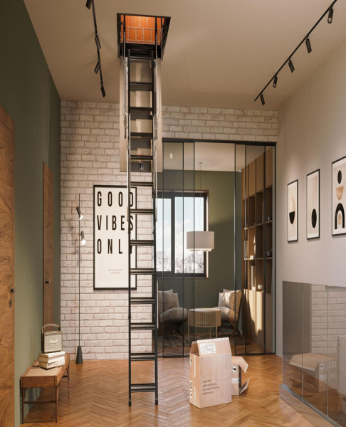 Scala retrattile: la soluzione intelligente per accedere al sottotetto con sicurezza e design