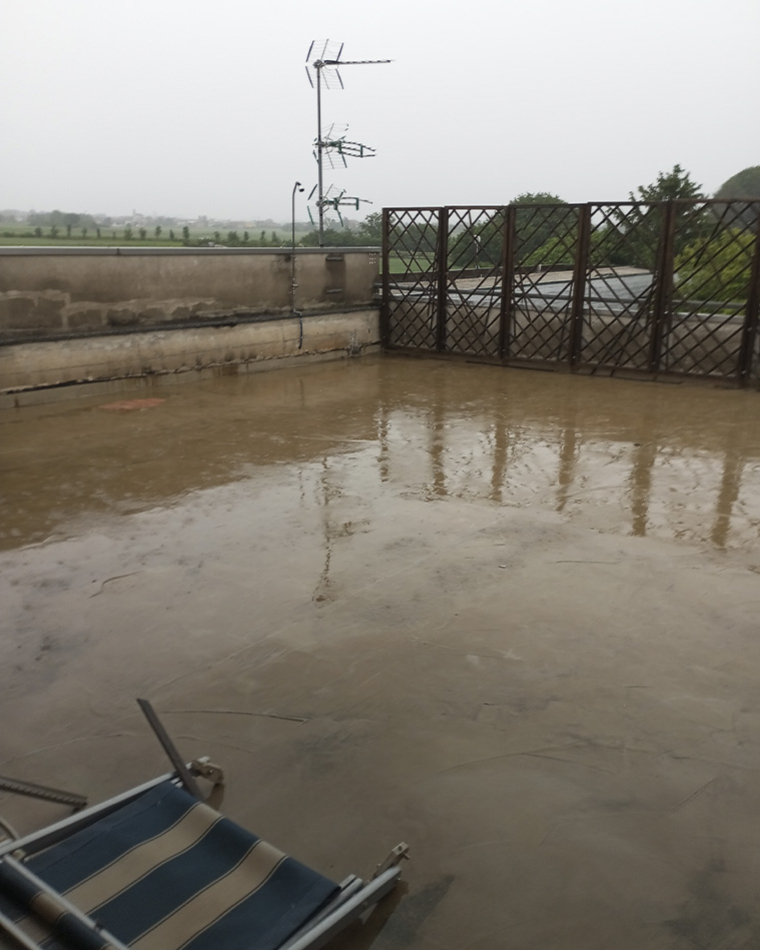 Rifacimento terrazzo a Saronno: impermeabilizzazione e rivestimento