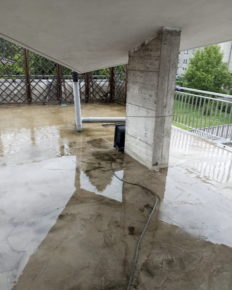 Rifacimento terrazzo a Saronno: impermeabilizzazione e rivestimento