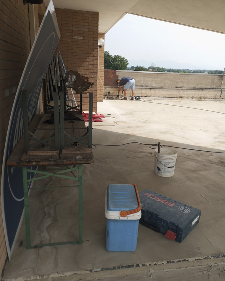 Rifacimento terrazzo a Saronno: impermeabilizzazione e rivestimento