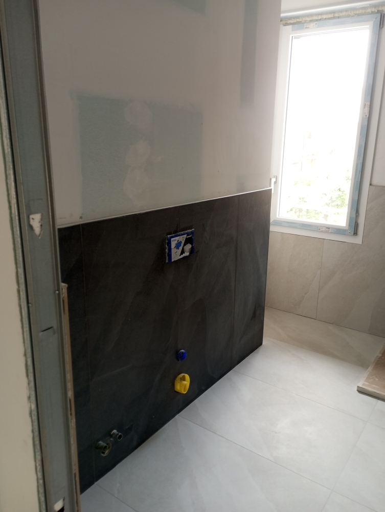 Un bagno completamente rinnovato a Garbagnate Milanese